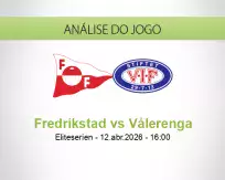 Prognóstico Fredrikstad Vålerenga (12 April 2026)