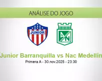 Junior Barranquilla vs Nac Medellín