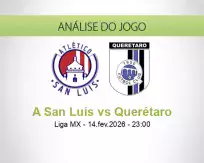 Prognóstico A San Luis Querétaro (15 February 2026)