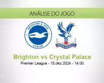 Prognóstico Brighton Crystal Palace (15 December 2024)