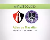Prognóstico Atlas Mazatlán (01 February 2026)
