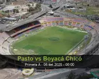 Prognóstico Pasto Boyacá Chicó (06 September 2025)