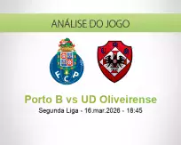 Prognóstico Porto B UD Oliveirense (16 March 2026)