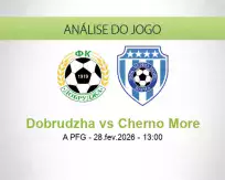 Prognóstico Dobrudzha Cherno More (28 February 2026)