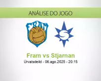Prognóstico Fram Stjarnan (06 August 2025)