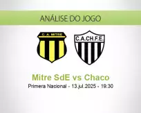 Prognóstico Mitre SdE Chaco (13 July 2025)
