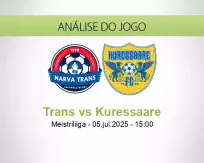 Prognóstico Trans Kuressaare (05 July 2025)