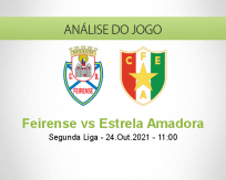 Prognóstico Feirense Estrela Amadora (24 Outubro 2021)