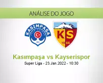 Prognóstico Kasımpaşa Kayserispor (23 Janeiro 2022)