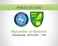 Prognóstico Wycombe Norwich (28 Fevereiro 2021)