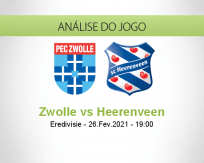 Prognóstico Zwolle Heerenveen (26 Fevereiro 2021)