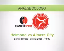 Prognóstico Helmond Almere City (03 October 2025)