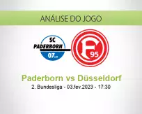Prognóstico Paderborn Düsseldorf (03 February 2023)