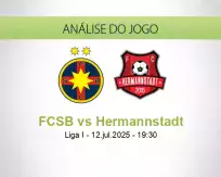 Prognóstico FCSB Hermannstadt (12 July 2025)