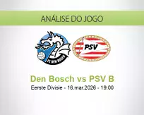Prognóstico Den Bosch PSV B (16 March 2026)