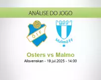 Prognóstico Osters Malmo (19 July 2025)