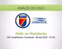 Prognóstico Haiti Honduras (06 September 2025)