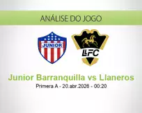 Junior Barranquilla vs Llaneros
