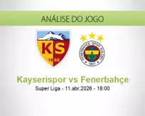Prognóstico Kayserispor Fenerbahçe (11 April 2026)