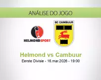 Prognóstico Helmond Cambuur (16 March 2026)