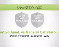 Prognóstico Sportivo Amel. General Caballero JLM (20 April 2024)
