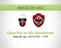 Prognóstico Casa Pia UD Oliveirense (28 Fevereiro 2021)