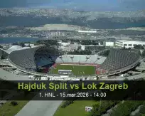 Prognóstico Hajduk Split Lok Zagreb (15 March 2026)