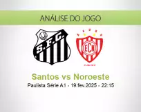 Prognóstico Santos Noroeste (19 February 2025)