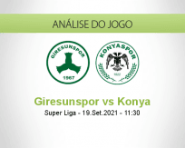 Prognóstico Giresunspor Konya (19 Setembro 2021)