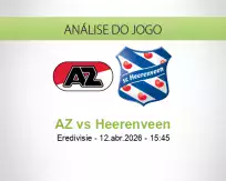 Prognóstico AZ Heerenveen (12 April 2026)