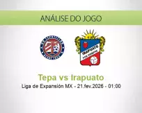 Prognóstico Tepa Irapuato (21 February 2026)