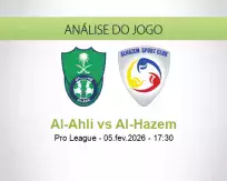Prognóstico Al-Ahli Al-Hazem (05 February 2026)