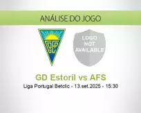 Prognóstico GD Estoril AFS (13 September 2025)