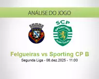 Prognóstico Felgueiras Sporting CP B (06 December 2025)