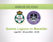 Prognóstico Santos Laguna Mazatlán (26 October 2024)