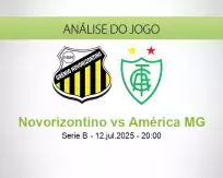Prognóstico Novorizontino América MG (12 July 2025)