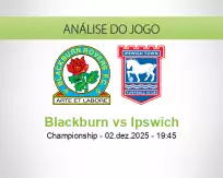 Prognóstico Blackburn Ipswich (02 December 2025)
