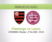 Prognóstico Flamengo Lanús (27 February 2026)