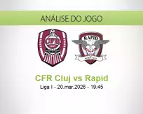 Prognóstico CFR Cluj Rapid (20 March 2026)