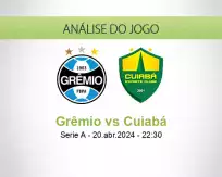 Prognóstico Grêmio Cuiabá (20 April 2024)