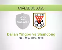 Prognóstico Dalian Yingbo Shandong (19 July 2025)