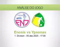 Prognóstico Enosis Ypsonas (05 December 2025)