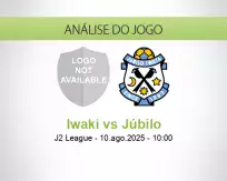 Prognóstico Iwaki Júbilo (10 August 2025)