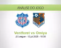 Prognóstico Ventforet Omiya (12 July 2025)