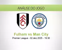 Prognóstico Fulham Man City (02 December 2025)