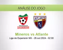 Prognóstico Mineros Atlante (26 October 2024)