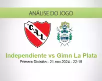 Prognóstico Independiente Gimn La Plata (21 November 2024)