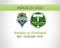 Prognóstico Seattle Sounders Portland Timbers (23 Outubro 2020)