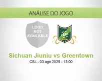 Prognóstico Sichuan Jiuniu Greentown (03 August 2025)