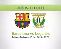 Prognóstico Barcelona Leganés (15 December 2024)